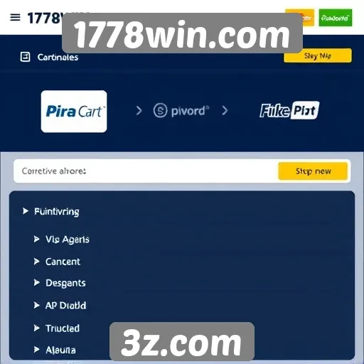 Métodos de pagamento disponíveis em 1778win.com